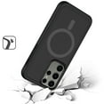 thumbnail image 3 of For Samsung S23 Ultra Magnetic Ring Circle Guard Fused Ultimate Hybrid Case - Black, 3 of 3