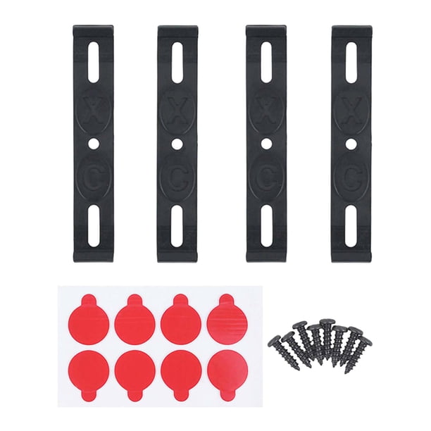 4 soportes para matrícula europea sin , fáciles de instalar, con tornillos para camiones.