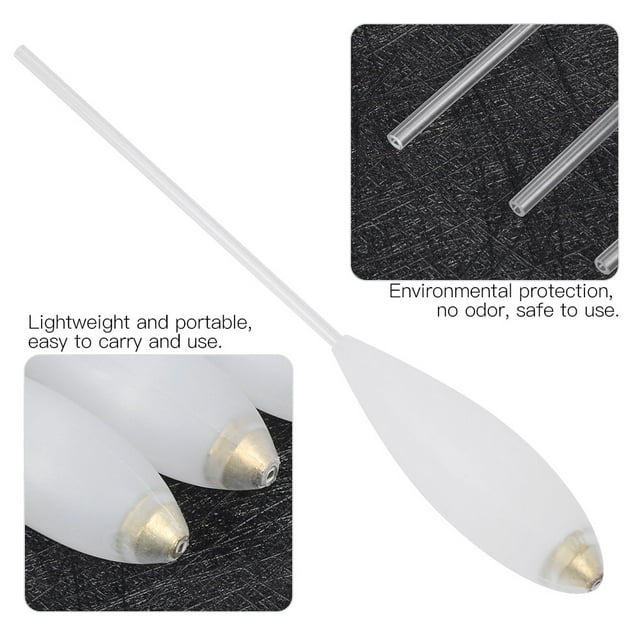 Flotadores grandes acrílicos de 5 uds., accesorios de pesca de hundimiento lento, respetuosos con el medio ambiente, sin olor (20g) YUNYI BRAND Deportes