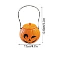 thumbnail image 3 of Gifts for Kids! Fwttom Halloween Candy Bucket - Holiday Trick or Treat Bucket, Portable Halloween Decorations Pumpkin Candy Bags for Kids, 3 of 7