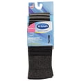 thumbnail image 3 of Calcetines de compresión Dr. Scholl's para mujer, altos hasta la rodilla, negro/gris, 3 of 4