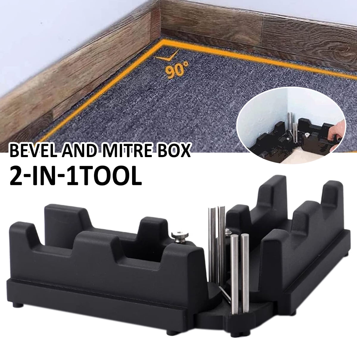 MLfire 2 In 1 Corner Measuring Tool Mitre Measuring Cutting Tools 85