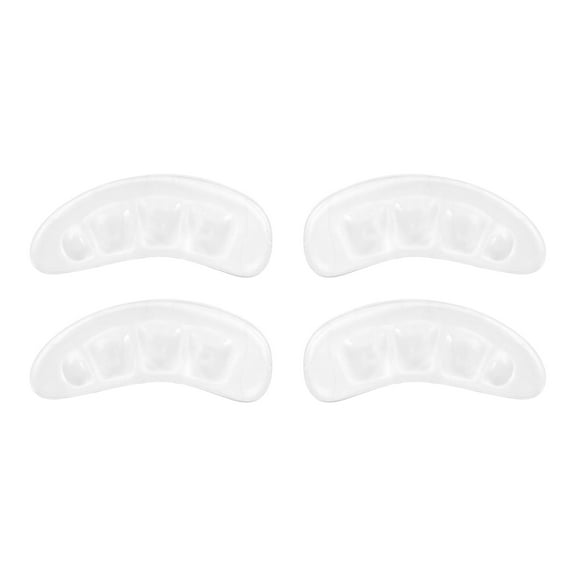 Unique Bargains 2 Pair Concealed Heel Pads for Prevent Rubbing One Size Transparent