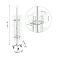 thumbnail image 3 of Pocket Rotating Holder, Rotating Greeting Card Rack, Display Stand Spinning White, 3 of 9