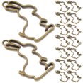 thumbnail image 3 of 25pcs Open Bezel Pendants Metal Rabbit Hollow Frame Pendant Bezels for Earrings Necklace Making, 3 of 8