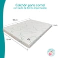 thumbnail image 2 of Colchón de Cuna de viaje de Bebé  (70x100) | Funda de Bambú Impermeable y Transpirable | Hecho en México | 18 Certificaciones Internacionales Colchones Dorm®, 2 of 6