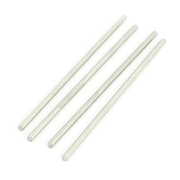 Unique Bargains 4Pcs RC Airplane 2mm Dia Hardware Tool Stainless Steel Round Rod 60mm Long