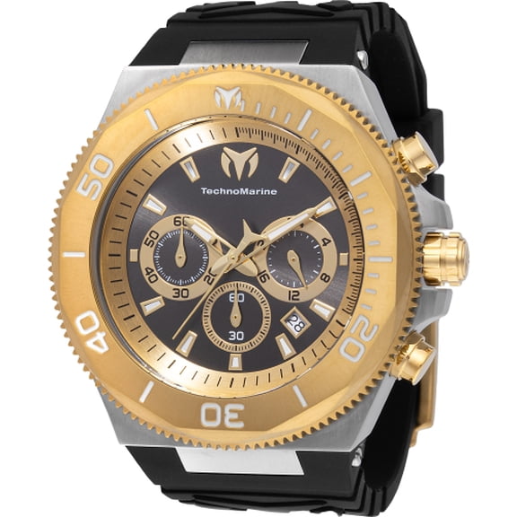 Technomarine Men's Manta Black Dial Watch - TM-224018