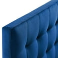 thumbnail image 5 of Lily King Biscuit Tufted Performance Velvet Headboard in Navy, 5 of 5