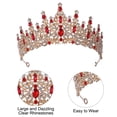 thumbnail image 3 of Corona de princesa para mujer, disfraz de reina de princesa, corona de diamantes de imitación de cristal para novia, niña, damas, bodas, bailes, fiestas de cumpleaños, regalo para mujeres, 3 of 5