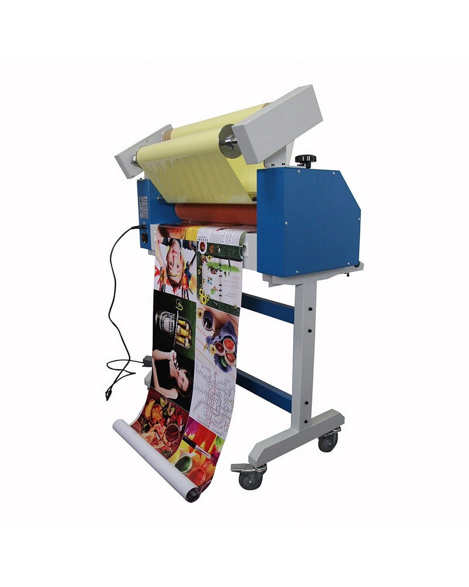 INTSUPERMAI 25In Semi Auto Cold Laminator Automatic/Manual Laminating Machine for Vinyl Photo Film
