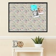 thumbnail image 3 of PinPix 40x30 Custom Cork Bulletin Board Vintage Japanese Floral Beige Poster Board Has a Fabric Style Canvas Finish, Framed in Vintage Japanese Floral Beige, by ArtToFrames (PinPix-1544), 3 of 5