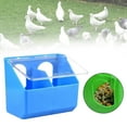 thumbnail image 6 of Pigeon Feeder Cage Mount Hanging Box Heavy Duty Plastic for Cockatiels Ducks Pigeons Parrots, 6 of 9