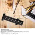 thumbnail image 3 of Règle de Menuiserie Professionnelle, Règles de Construction Mesure 6 Po Règle de Poche Bloc de Limite de Marquage Parallèle Double Ligne, 3 of 7