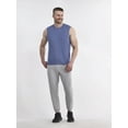 thumbnail image 5 of Athletic Works Men's and Men's Big & Tall Tri-Blend Muscle Tee, Sizes XS-4XLT, 5 of 5