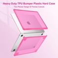 thumbnail image 4 of MOSISO Compatible with MacBook Air 13 inch Case 2026 2025 2024 2023 2022 M4 A3240 M3 A3113 M2 A2681, Anti-Cracking Heavy Duty TPU Bumper Protective Hard Case&Keyboard Cover&Screen Film, 4 of 8