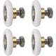 thumbnail image 1 of Shower Door Roller, Roller Caster Wheel For Shower Door Sliding Rollers Door Roller Replacement Wheel 4pcs (20mm), 1 of 5