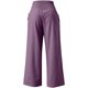 thumbnail image 5 of pantalones de pierna ancha de lino de algodón de verano para mujer pantalones palazzo sueltos con bolsillo pantalones casuales con botones de cintura elástica morado / s, 5 of 5