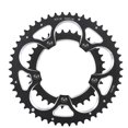 thumbnail image 4 of Plato para bicicleta de carretera 110BCD de aleación de aluminio, 39T, 53T, mecanizado en CNC para 8/9/10/11 Negro, 4 of 9