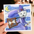 thumbnail image 7 of 3dRose, West Highland Terrier Westie Westie in costume witch Halloween Halloween Westie dog, 6 Greeting Cards with envelopes, 7 of 7