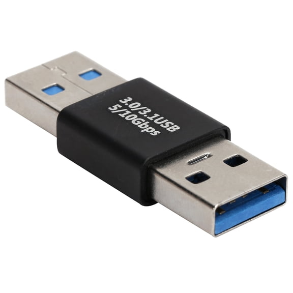 USB A Male To USB Male Adapter, USB 3.0 Male To USB Male OTG Adapter Lightweight For Home For Friends