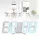 thumbnail image 5 of Reloj De Pared Digital LED, Función De Alarma De Pantalla De Temperatura, Control De Sonido De Sonido Auto Sleep Modern Design Reloj Con Modo De Fecha Y Noche,, 5 of 7