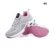 thumbnail image 5 of Qarigey 1 par de zapatillas deportivas transpirables para mujer, zapatillas deportivas para caminar, calzado para hacer ejercicio de Calzado Gris/40, 5 of 6