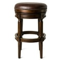 thumbnail image 5 of Maven Lane Pullman Backless Bar Stool Vintage Brown Vegan Leather, 5 of 7