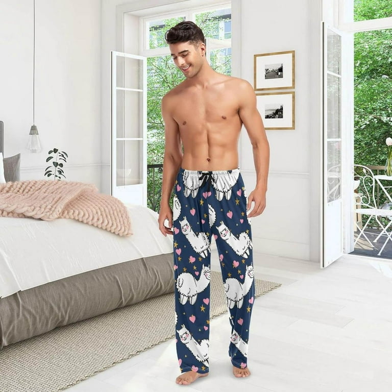 GZHJMY Alpaca Pajama Pants for Men Lounge Pants Lightweight Men