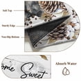 thumbnail image 6 of Large Area Rugs for Living Room Bedroom, Rabbits Pine Cone 6'x9' Rug Washable Carpet Runner Indoor Outdoor, Sweet Home Texture Farmhouse Grey Wooden Non Slip Floor Mats Rug for Kitchen, Playroom, 6 of 8