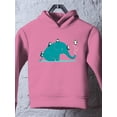 thumbnail image 3 of Image Conscious Elephant With Penguins Hoodie Toddler -Jay Fleck Designs, Unisex Casual Fit, 3 of 4
