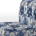 thumbnail image 4 of Designart "Blooming Blue And White Florals V" Blue Floral Upholstered Accent Chair - Cottage Arm Chair For Bedroom, 4 of 5