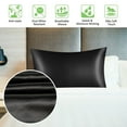 thumbnail image 4 of Protoiya  Emulation Silk Pillowcases Satin Pillow Covers for Hair and Skin, Soft Anti Wrinkle and Stain Resistant 20 * 30 inch(51 * 76CM), 4 of 8