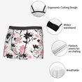 thumbnail image 3 of Pofeuu Lilies Flowers Print Men’s Boxer Briefs, Moisture-Wicking Underwear, Regular,Trunk-Large, 3 of 5