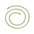 thumbnail image 2 of 3MM Yellow Tennis Necklace for Women 18K Gold Plated Round Cut Lab Diamond Necklace Chain CZ Necklaces for Women Party Prom Jewelry Necklaces, 2 of 6