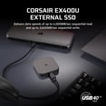 thumbnail image 2 of SSD externo portátil Corsair EX400U 1TB USB4 Type-C gris, 2 of 6
