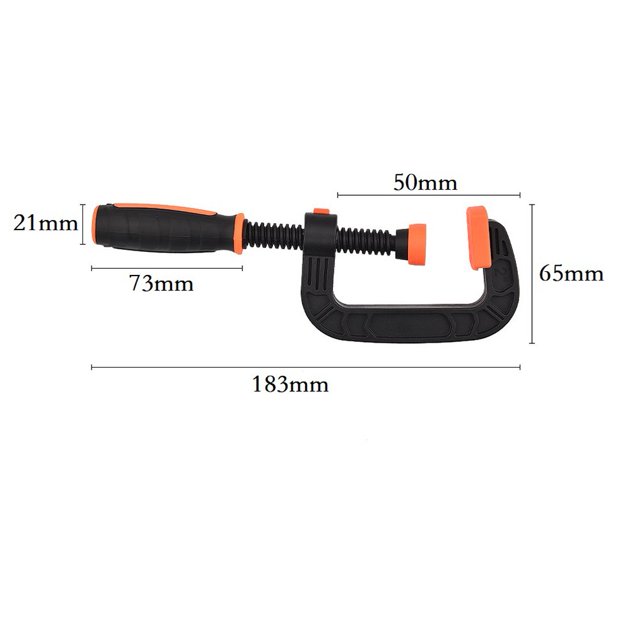 Bgsha Plastic G Type Strong Clamp for Woodworking Device Quick Release DIY Carpentry