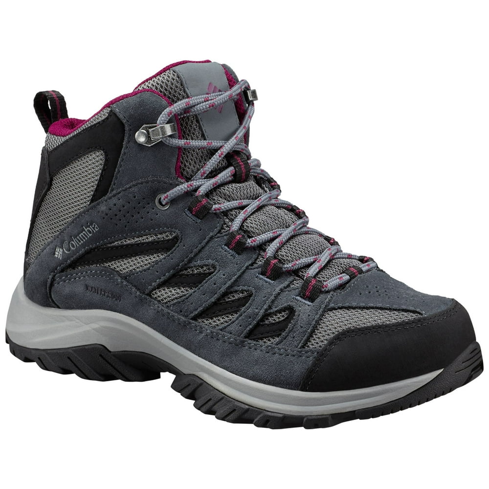 columbia crestwood waterproof mid hiking shoes