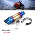 thumbnail image 3 of Tubo de escape para moto Tubo de escape Universal para motocicleta de 38-51mm, silenciador de escape Abanopi  Tubo de escape para moto, 3 of 7