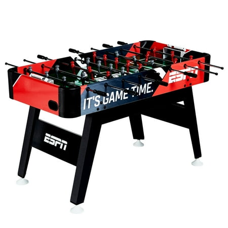 ESPN 54-Inch Foosball Soccer ArcadeTable with Bead Scoring and Accessories