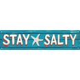 thumbnail image 1 of Awiszzz Letreros De Metal Con Texto En Inglés "Stay Salty" Para Decoración De Playa De Verano Para El Hogar, Decoración De Estrellas De Mar, Playa, Casa, Habitación, Dormitorio, Baño, Decoración Para, 1 of 5