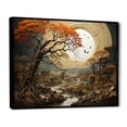 thumbnail image 2 of Designart "Baobab Tree euphony III" Floral Floater Framed Canvas Art Print, 2 of 7