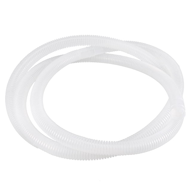 Manguera de drenaje de plástico blanca de 2 m 6.56 pies 16 mm x 17 mm para aire acondicionado
