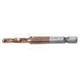 thumbnail image 2 of 6.35mm Hex Shank Tap, Drill Tap Combination Bit Set, 0.3" Hex Shank HSS Bronze Drill Bit , Hex Shank Tap Drill Bit , For Soft Tapping Metal, Aluminum, Iron., 2 of 7