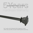 thumbnail image 2 of Deco Window Modern 1 in Imperial Bronze Quatro Adjustable Single Curtain Rods, 18-44 in, 2 of 5
