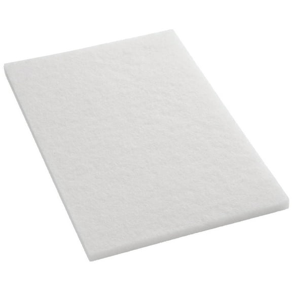 Sanico MVP Base Hit Premium White Buff Polish 14" x 28" Floor Pad (Box of 5)