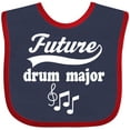 thumbnail image 3 of Inktastic Future Drum Major Music Shirt Boys or Girls Baby Bib, 3 of 4