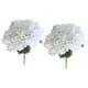 thumbnail image 2 of 2x Ramo de flores para centros de mesa, hortensias de tacto real, hortensias falsas para Blanco, 2 of 9