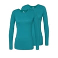 thumbnail image 1 of Adar sous-Vêtements pour Femmes 2 Pack - Tee-Shirt de Confort à Manches Longues, 1 of 7
