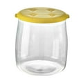 thumbnail image 1 of Transparent storage box for toys, cubes, shoes, interchangeable stools, building Column Yellow, 1 of 9